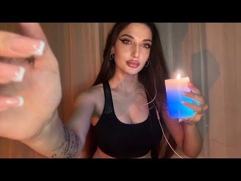 ASMR: PLUCKING YOUR NEGATIVE ENERGY +mouth sounds