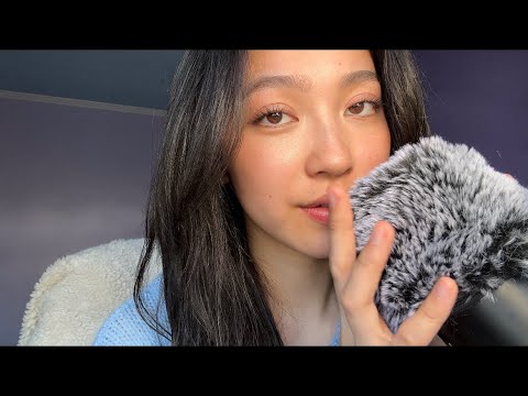 ASMR Extremely Up-Close Fluffy Mic Kisses & Whispers 👄