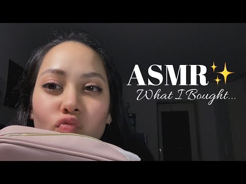 ASMR 💀 What I Bought When I Left My House [Tapping + Whispering]