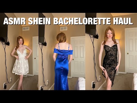 ASMR Bachelorette Party / Wedding Season Haul (Help Me Pick My Outfits! SHEIN x Wedding Season)