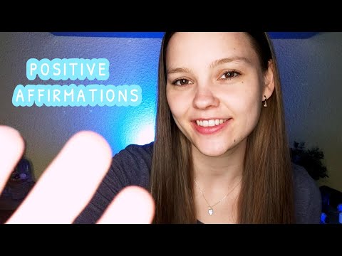 ASMR Positive Affirmations and Face Touching  | ft. Ana Luisa Jewelry