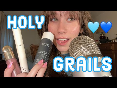 ASMR | My HOLY GRAIL Products (Whisper Ramble)