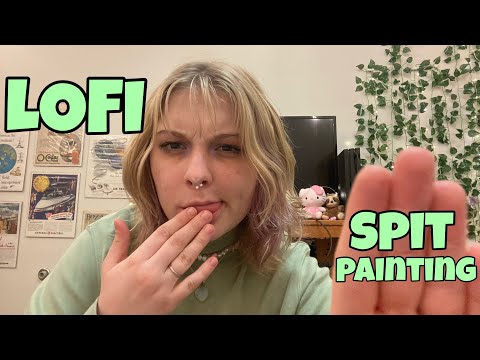 Lofi ASMR all up in your face! spit painting, mascara, personal attention