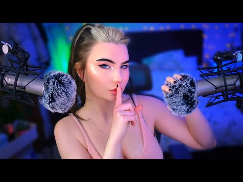 ASMR Mouth Sounds & Fluffy Tingles (No Talking) - Intense Mouth Sound Meditation w/ Heavy Delay