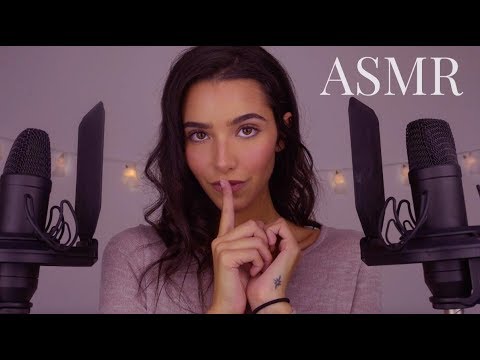 ASMR Layered Whispers (English, French, Unintelligible, Repeating words)