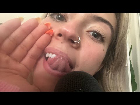 ASMR| 30+ Minutes of Mouth Sounds/ Spit Painting for sleep