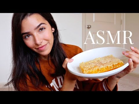 ASMR Raw Honeycomb Eating! (Intense Mouth Sounds, Sticky and Squishy sounds)