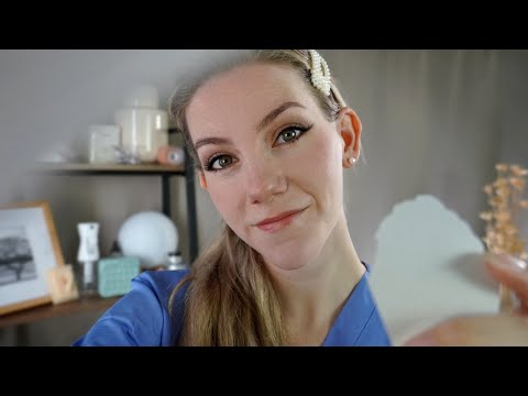 ASMR 🤧 Allergy Tests With Stickers on Your Face | Close Face Attention, 'Medical' Roleplay for Sleep