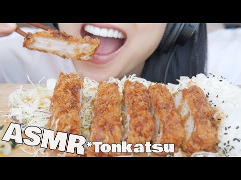 ASMR Tonkatsu JAPANESE FRIED PORK CUTLET (CRUNCHY EATING SOUDNS) NO TALKING | SAS-ASMR