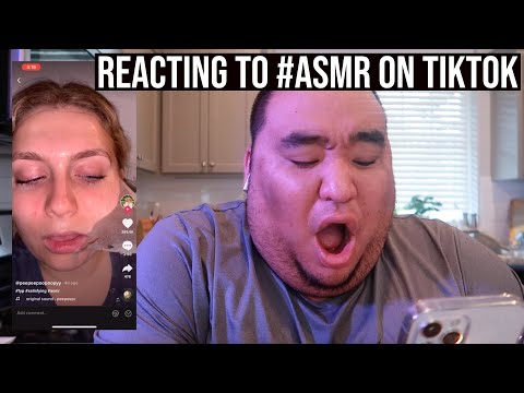 Reacting to #ASMR on TikTok (OMG) 💤😂