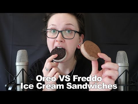 ASMR Oreo VS Freddo [Ice Cream Sandwiches]