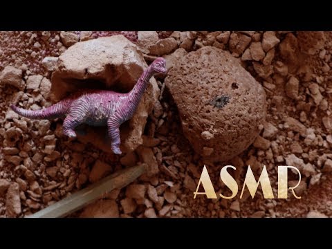 ASMR CZECH /CZ/ Dinosauří vejce - vyškrabávání 🦕