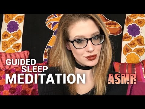 ASMR GUIDED SLEEP MEDITATION (Face Brushing, Hand Movements, Deep Breathing, & More)