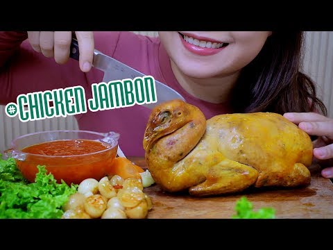 ASMR Chicken Jambon , EXTREME CHEWY EATING SOUNDS | LINH-ASMR