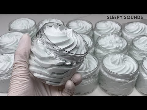 [ASMR] Piping Whipped Body Butter | Soft Crackling Sounds