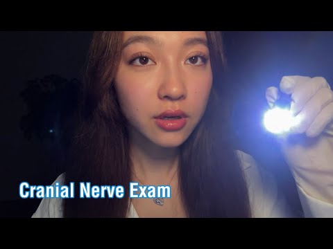 ASMR Relaxing Cranial Nerve Exam 👩🏻‍⚕️🧠