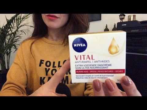 ASMR - Fast Tapping on Skin Care Products - No Talking - 1 minute ASMR - Queen of Tapping