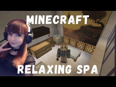 ✧ Whispered Minecraft Spa ✧ Build & Tour ASMR