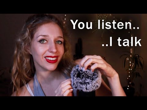 ASMR - I tell you a little story to make you sleepy + super relaxing fluffy mic scratching ❤️