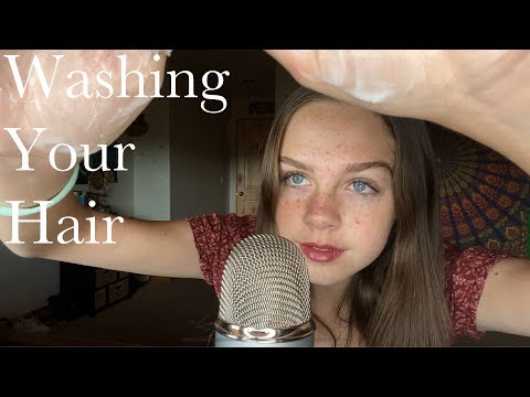 ASMR Washing Your Hair (Shampoo, Conditioner)