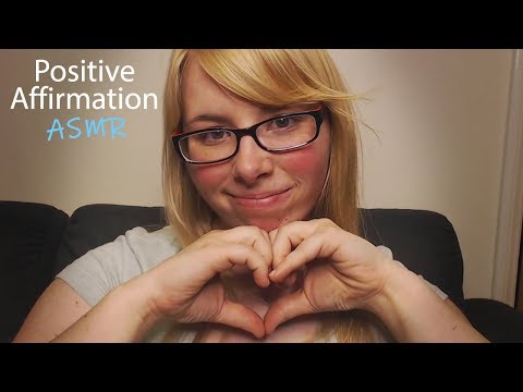 ASMR Whispered Positive Affirmations and Face Touching