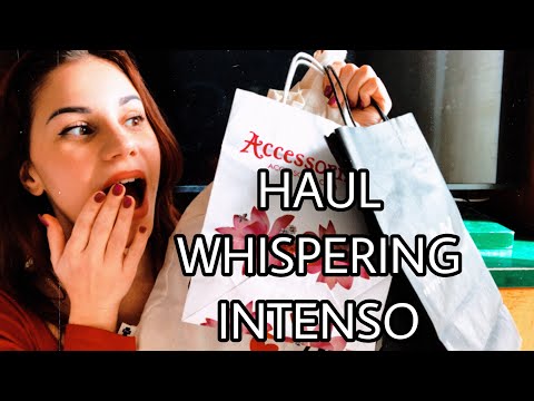 ASMR - HAUL (Ikea, Tiger, Nyx etc..) WHISPERING INTENSO