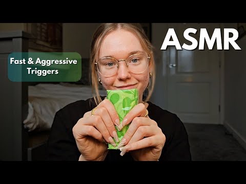ASMR Fast & Aggressive Triggers for sleep zzZ