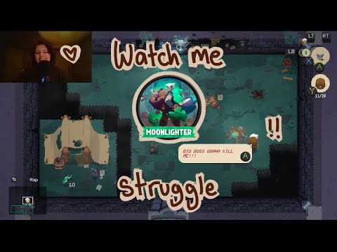 ASMR cozy gaming for sleep or company! [controller sounds] playing moonlighter