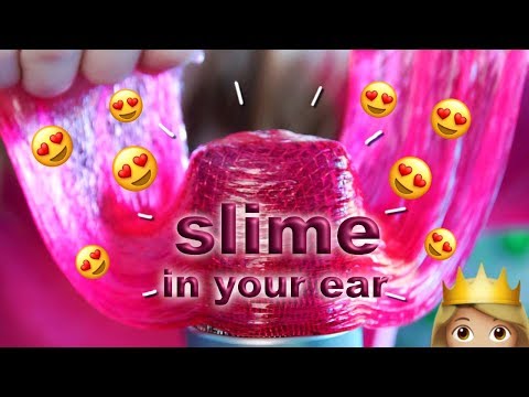 ASMR SLIME IN YOUR EAR (one ear only) - your right ear loves it!