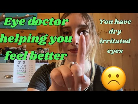 ASMR Eye Doctor Helps Your Dry Eyes