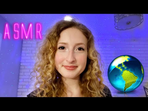 ✨ASMR✨ Reading You To Sleep ~ World Facts ~ Binaural Whispering & Page Flipping