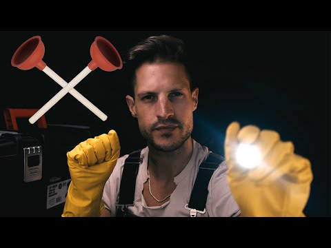 ASMR Plumber Fixes You (you're the pipe) Extremely Detailed Exam Tinkering with Tools For Sleep
