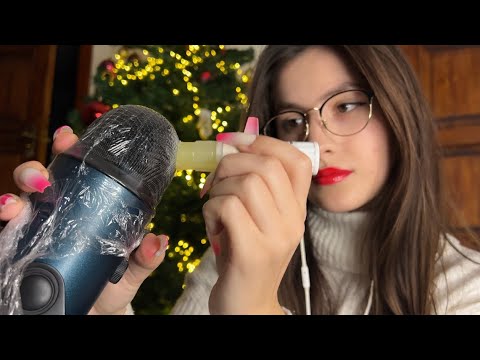 Asmr GLUE on microphone in 10 minutes 🎙️ Asmr For Sleep and Relax 😴