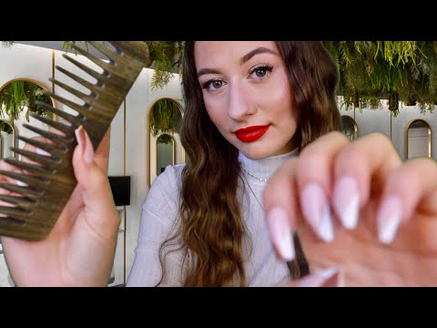 ASMR Scalp Massage and Hair Wash Treatment Roleplay for Sleep 🤤 foamy scalp layered sounds