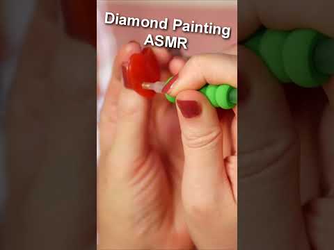 My favorite new ASMR hobby! 💎✨ #asmr #asmrshorts #diamondpainting