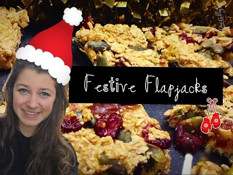 Festive Flapjacks | healthy vegan