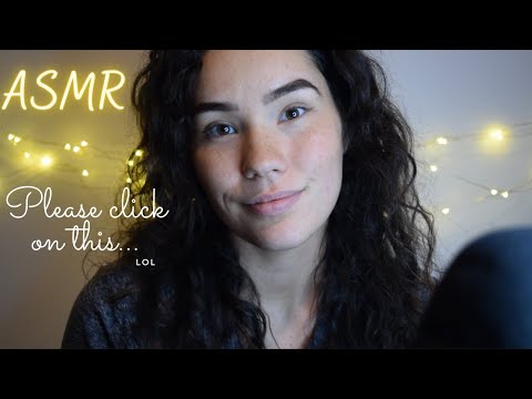 CLICKY WHISPER ASMR at 100% Sensitivity | Whisper Ramble