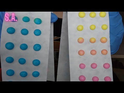 Asmr | Candy Buttons Eating Sounds