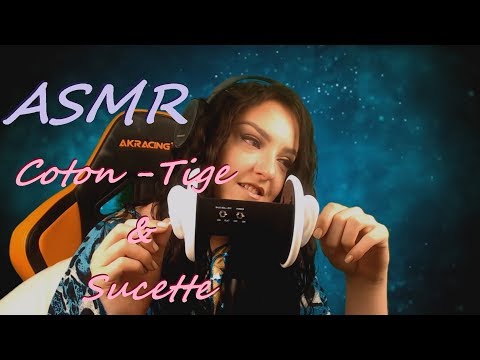 ASMR - Coton tige et Sucette (No Talking)
