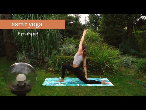 asmr yoga 🧘🏼‍♀️ praktyka dla początkujących ✨ *easy stretch & stress release* (asmr po polsku)