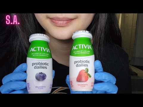 Asmr | Probiotic Yogurt Drinks