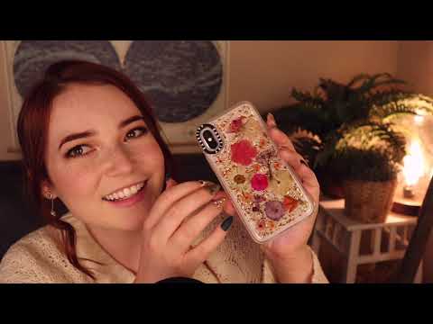 ASMR Acrylic Nail Tapping on Phone Cases
