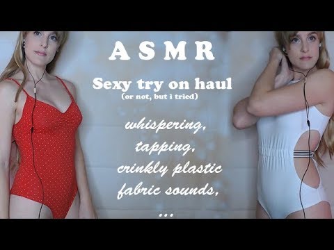 ASMR - trying new clothes with you - sexy tingles try on haul