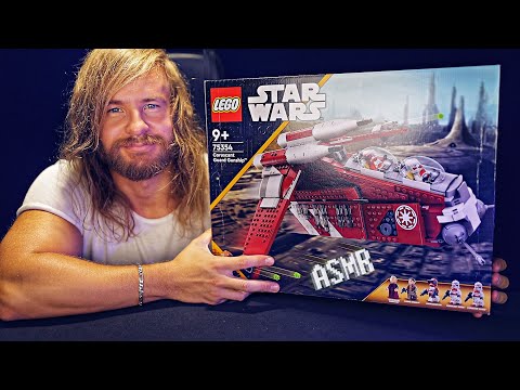 [ASMR] LEGO BUILD [][] Coruscant Gunship [][] +2 hours for Sleep []