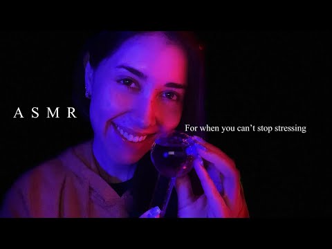 ASMR 💙 Perfect for when you're stressed out ~ mouth sounds, hand movements