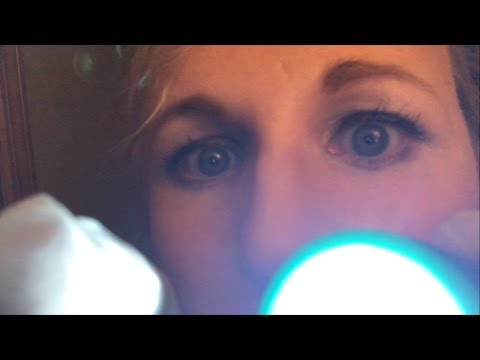ASMR Glove and Pen Light Goodness with Whispering