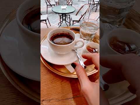 ASMR Café vibes | Drinking Georgian coffee☕️ #tbilisi