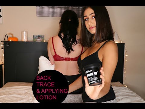 ☼ BACK at it again ASMR back TRACE + LOTION ☼