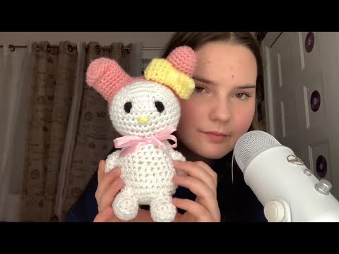Asmr - crafting materials + crochet projects