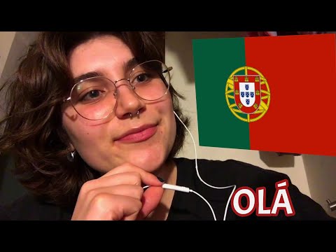 ASMR teaching you Portuguese 🇵🇹 (soft spoken & hand movements)